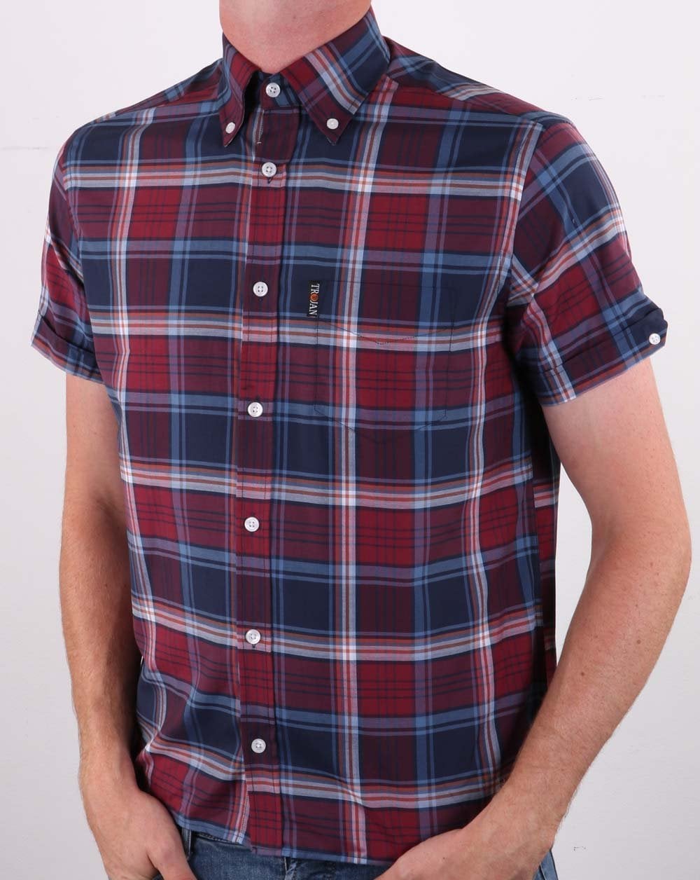 Trojan Tartan Check Shirt Port