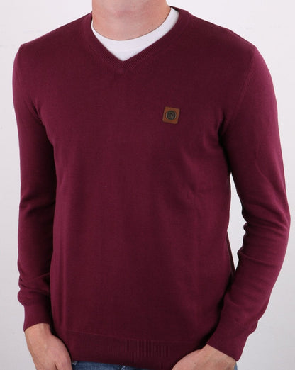 Trojan V-Ausschnitt Pullover Port