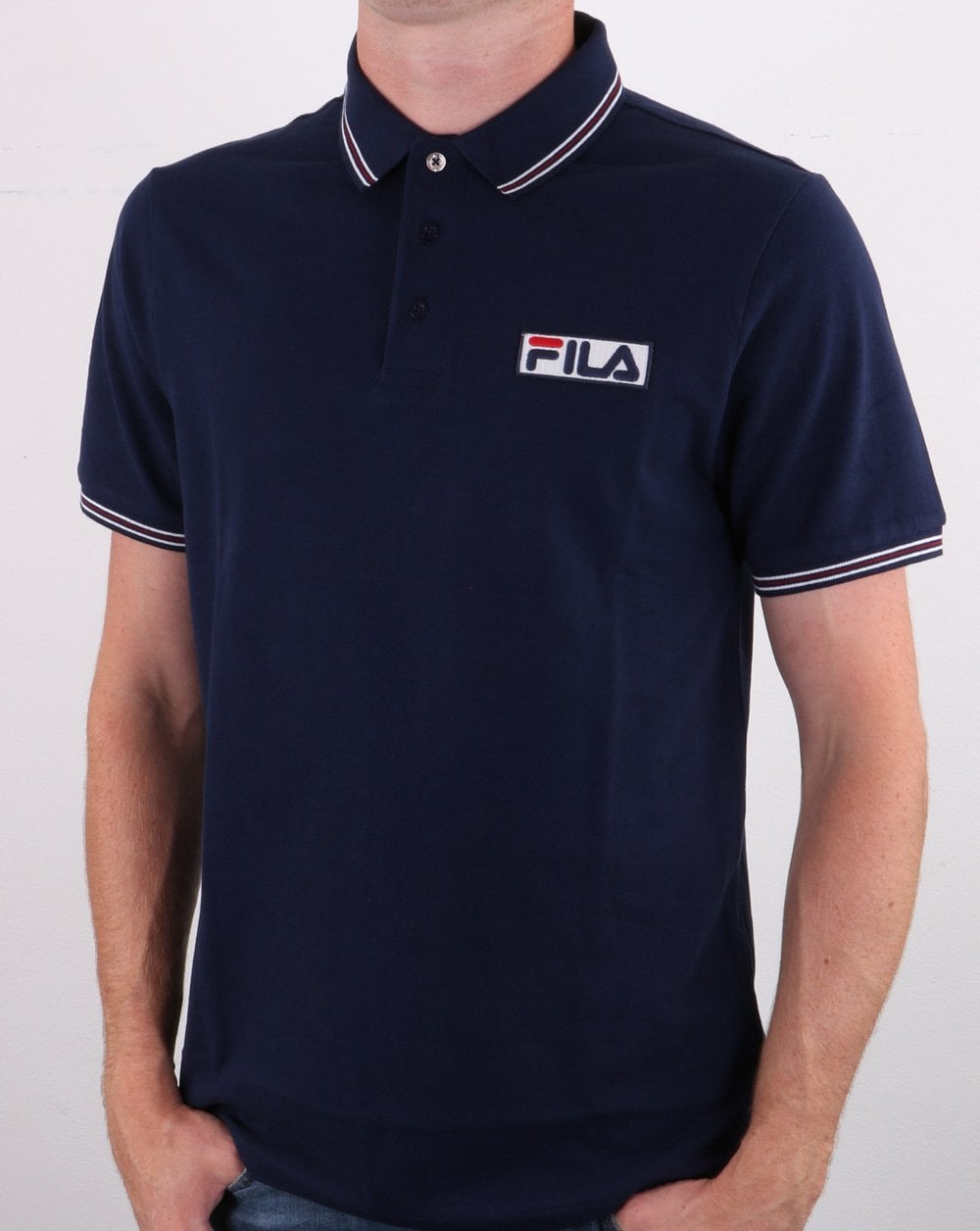 Fila Vintage Connell Poloshirt, Marineblau