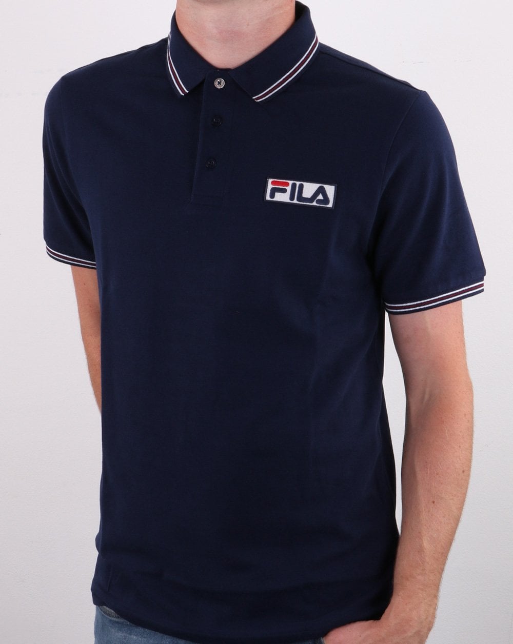 Fila Vintage Connell Poloshirt, Marineblau