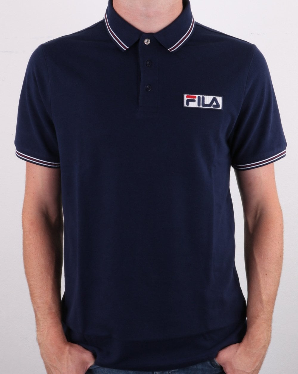 Fila Vintage Connell Poloshirt, Marineblau