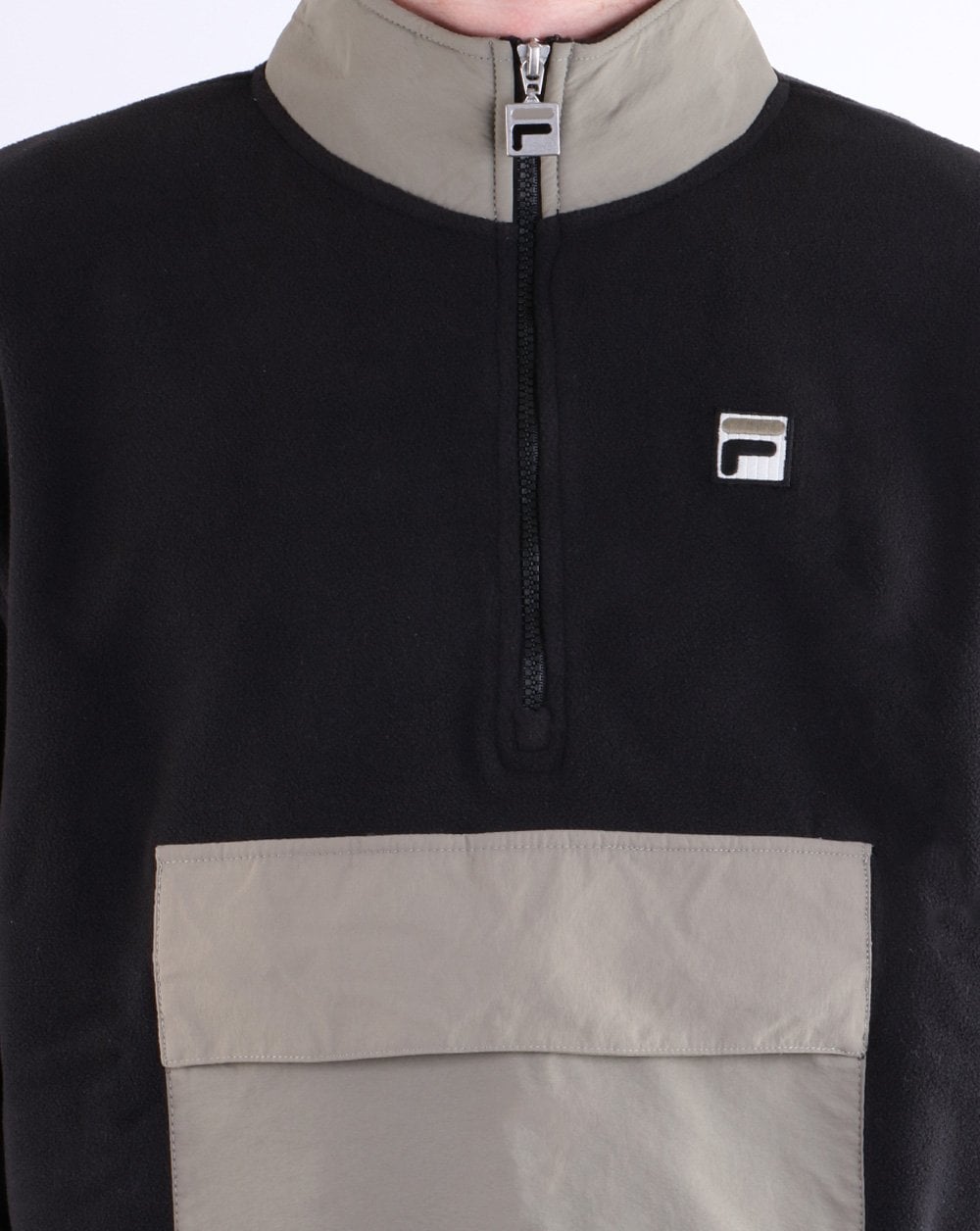 Fila Vintage Kenny Sherpa Fleece Black/Grey