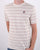 Fila Vintage Leon Striped T Shirt Turtle Dove