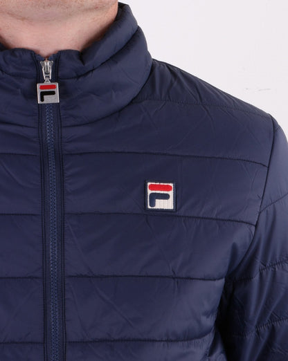 Fila Vintage Ski Pufferjacke Marineblau