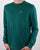 Fila Vintage Long Sleeve Pocket T Shirt Green