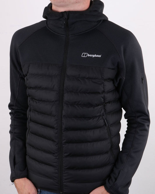 Berghaus Berghaus Pravitale Hybridjacke Jet Black/Carbon