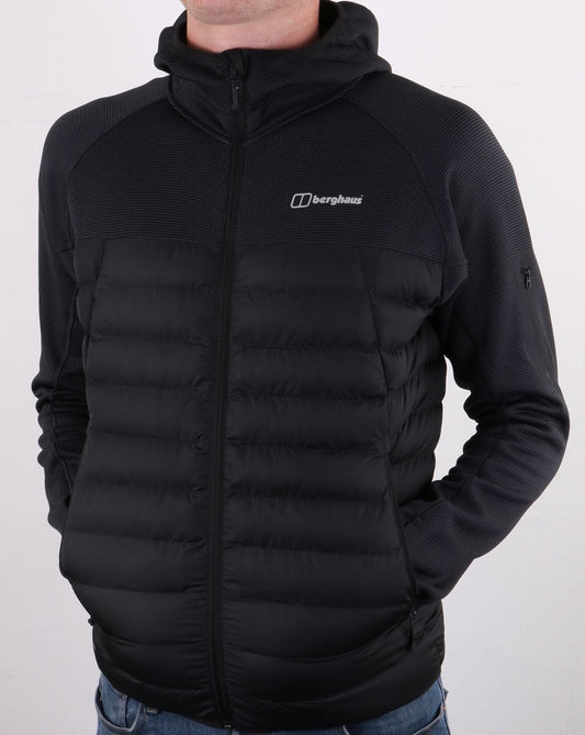 Berghaus Berghaus Pravitale Hybridjacke Jet Black/Carbon