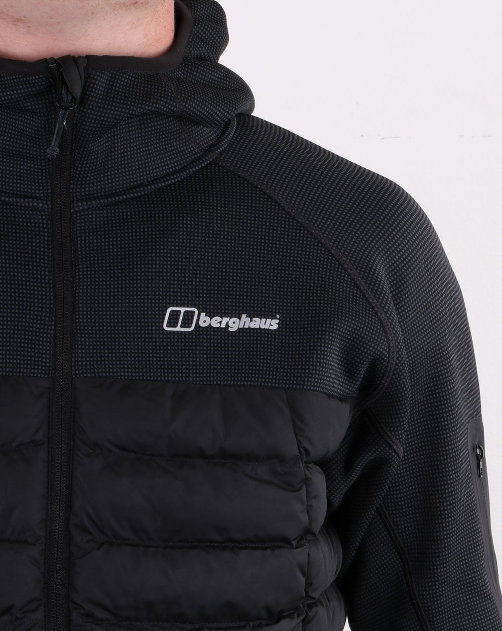 Berghaus Pravitale Hybridjacke Jet Black/Carbon
