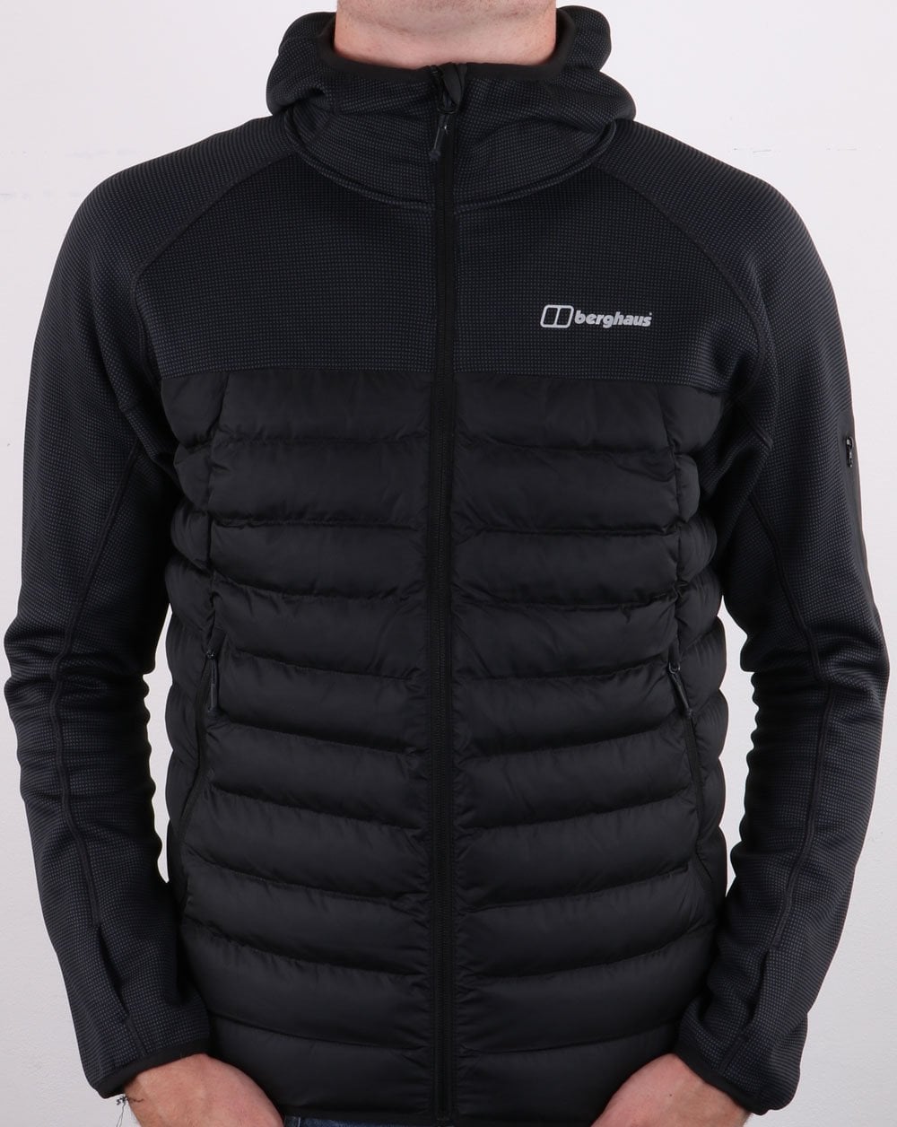 Berghaus Pravitale Hybridjacke Jet Black/Carbon