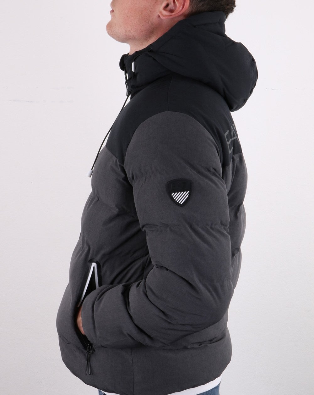 Emporio Armani EA7 Bomberjacke Dunkelgrau