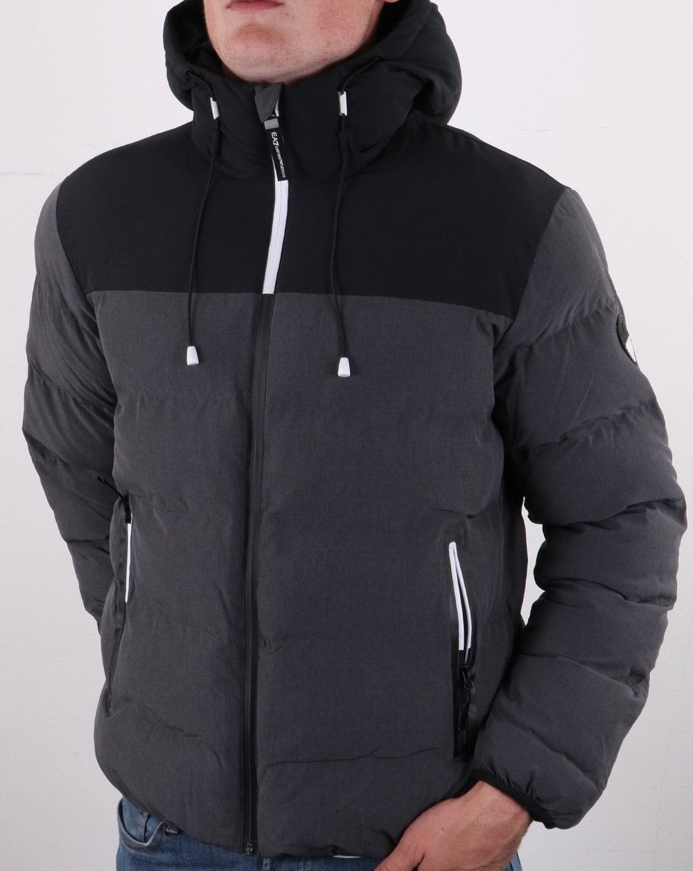 Emporio Armani EA7 Bomberjacke Dunkelgrau
