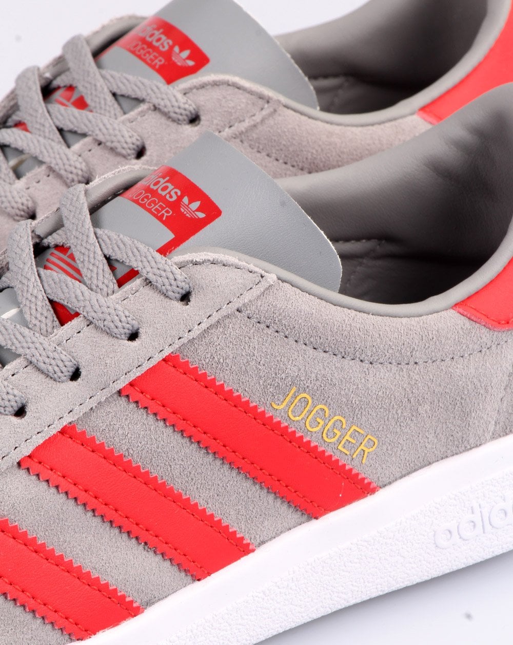 Adidas Jogger Sneakers Grau/Rot
