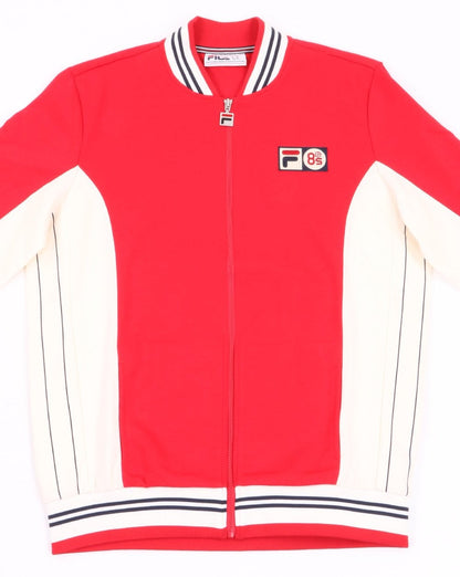 Fila Vintage Mk1 Settanta Twin Badge Trainingsjacke Rot