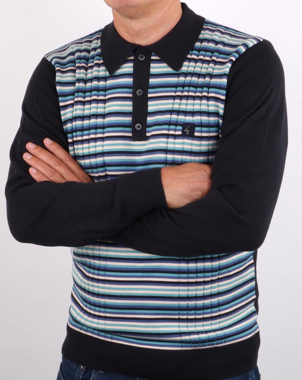 Gabicci Vintage Status Polo Shirt Navy