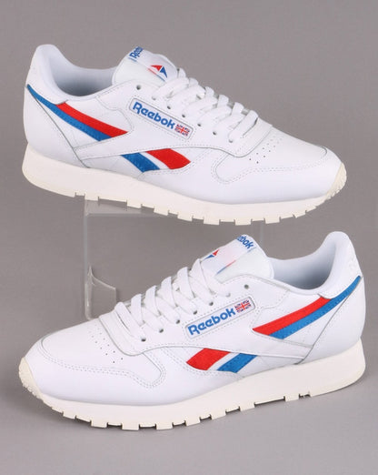 Reebok Classic Leather Sneakers Weiß/Rot/Blau