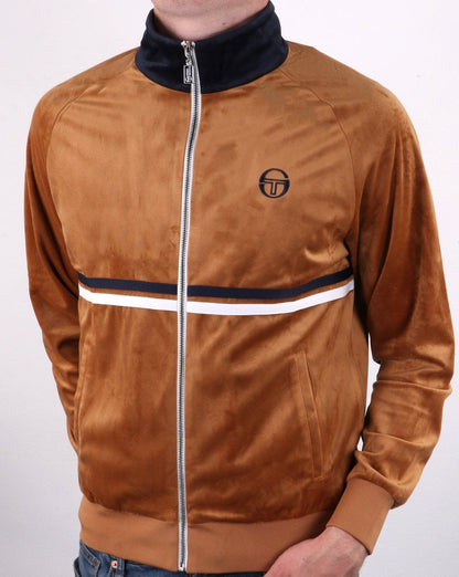 Sergio Tacchini Dallas Velour Track Top Gold/Marineblau