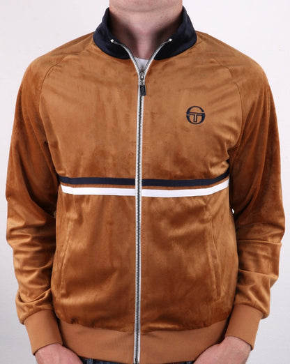 Sergio Tacchini Dallas Velour Track Top Gold/Marineblau