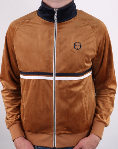 Sergio Tacchini Dallas Velour Track Top Gold/Marineblau
