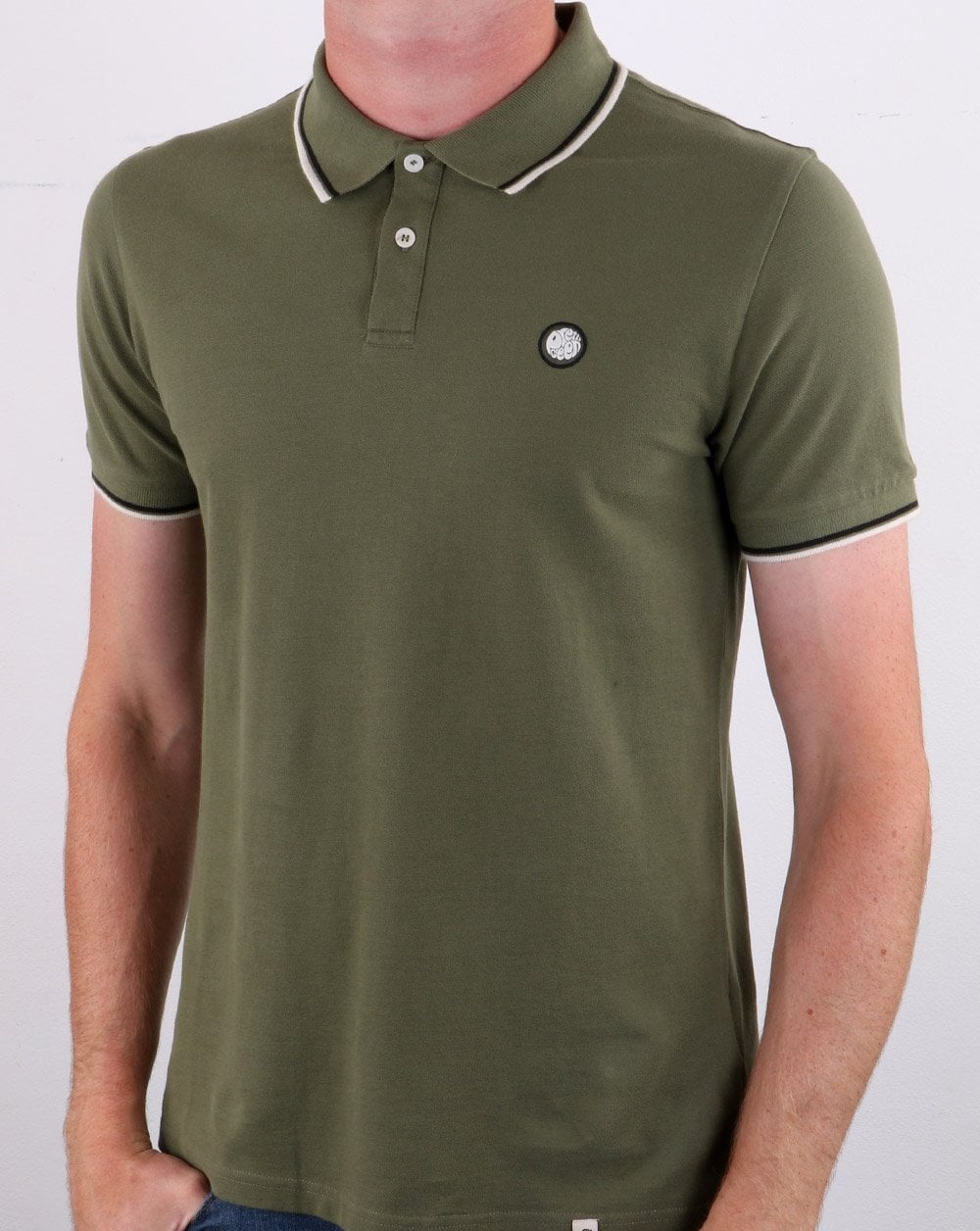 Pretty Green Barton Poloshirt Khaki