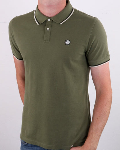 Pretty Green Barton Poloshirt Khaki