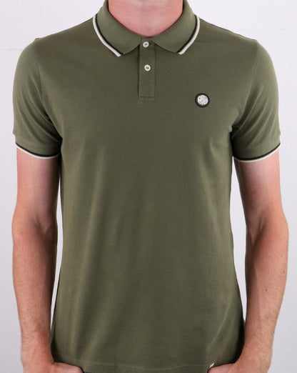 Pretty Green Barton Poloshirt Khaki