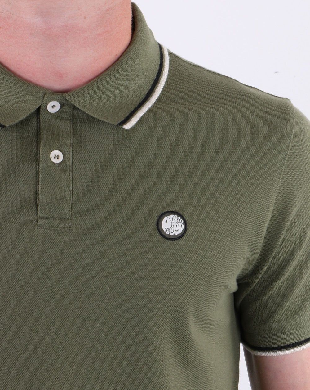 Pretty Green Barton Poloshirt Khaki