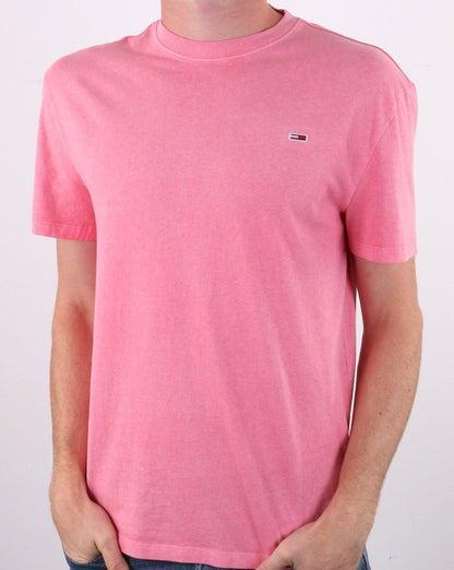 Tommy Jeans – Sunfaded Wash – T-Shirt in Rosérosa