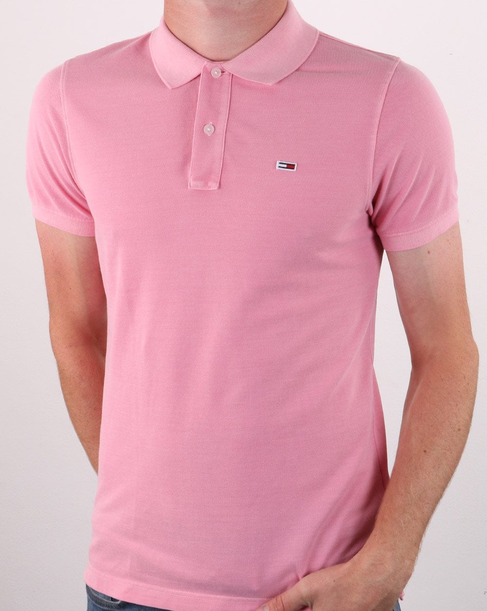 Tommy Hilfiger Leichtes Poloshirt Rosépink