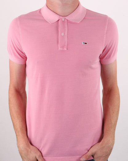 Tommy Hilfiger Leichtes Poloshirt Rosépink