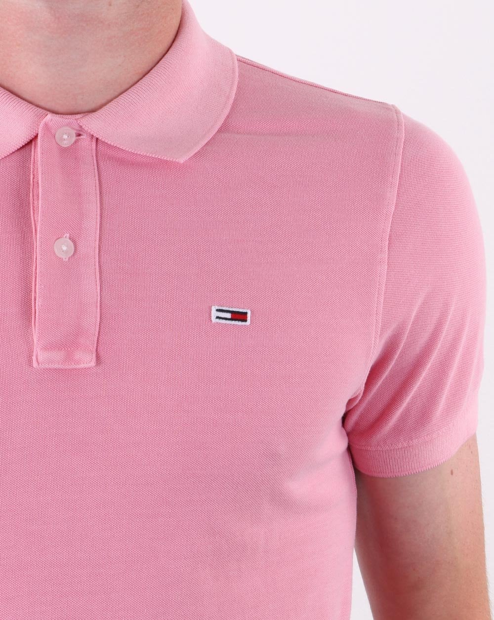 Tommy Hilfiger Leichtes Poloshirt Rosépink