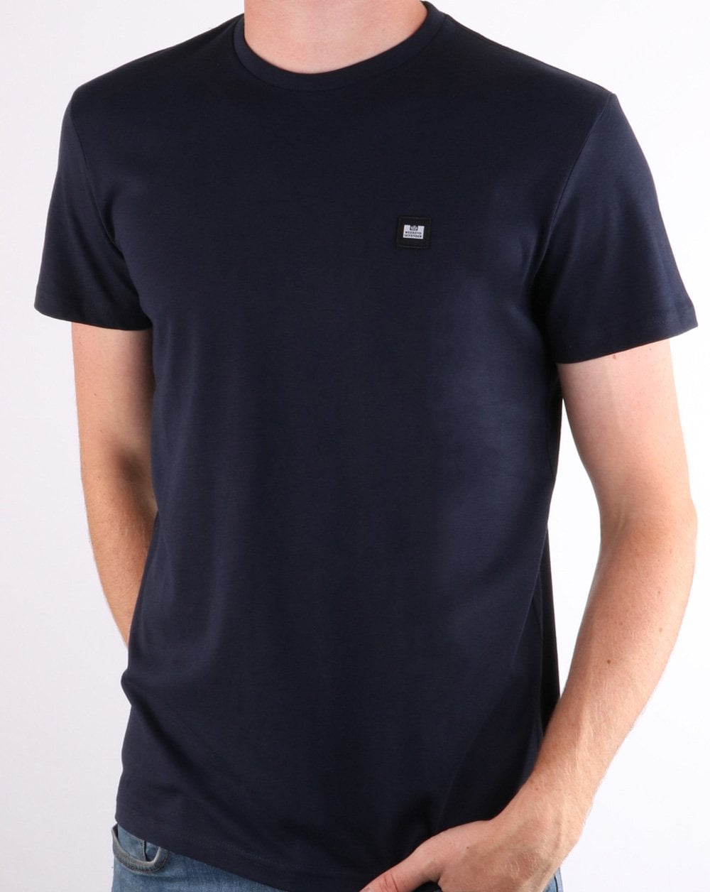 Weekend Offender Logo T-Shirt Marineblau