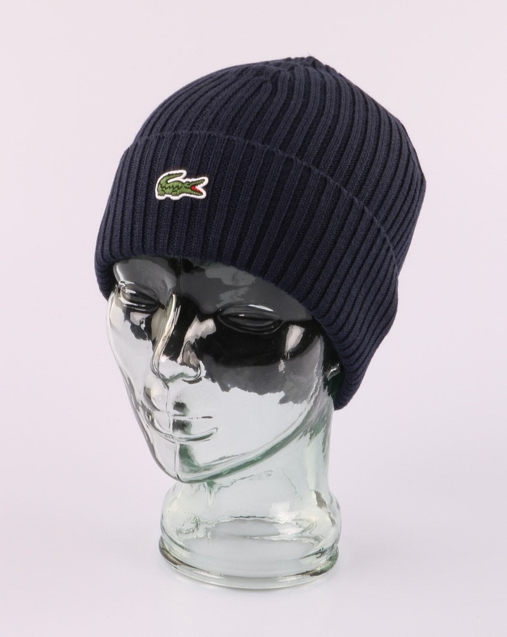 Lacoste Knitted Beanie Navy
