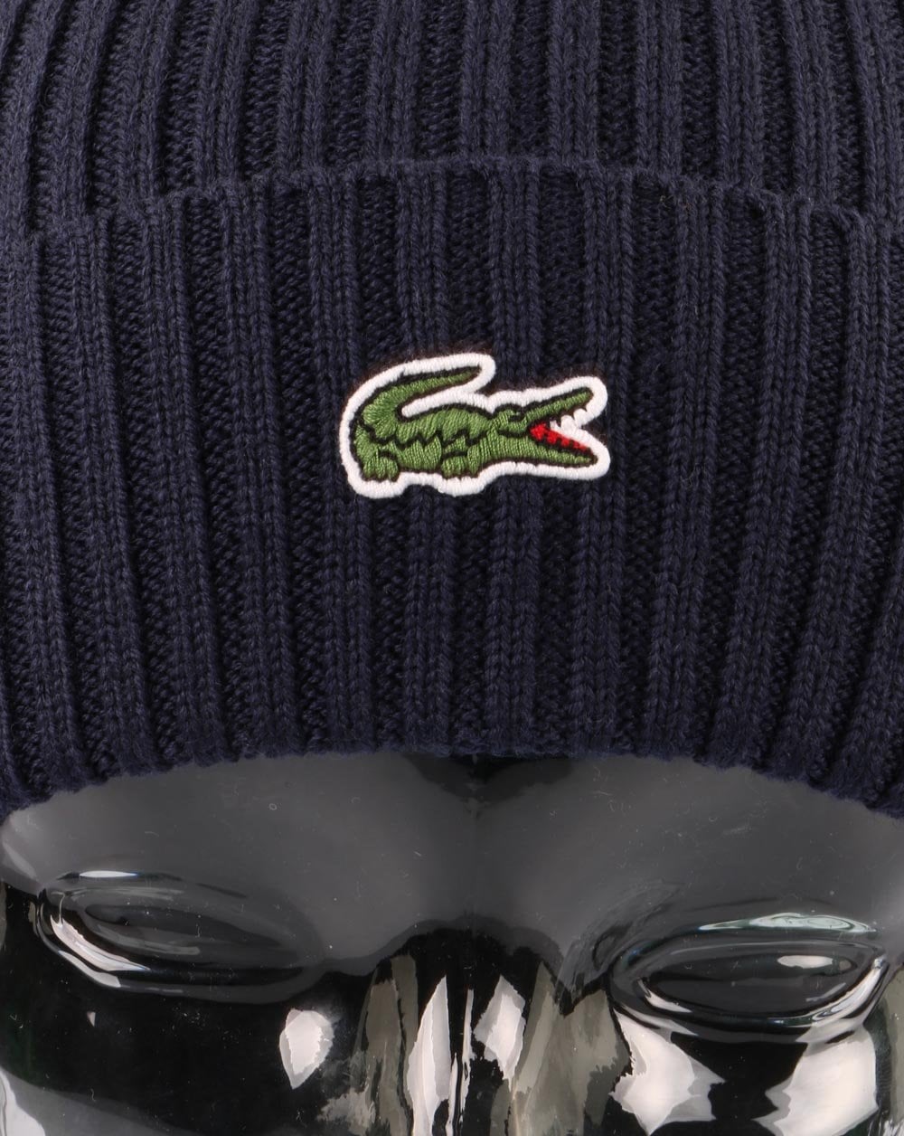 Lacoste Strickmütze Marineblau