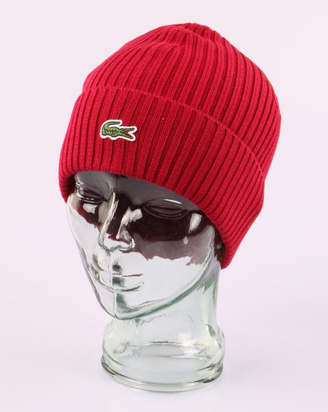 Lacoste Knitted Beanie Bordeaux