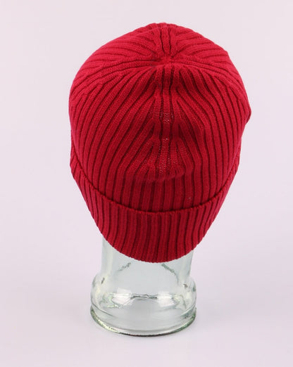 Lacoste Strickmütze Bordeaux