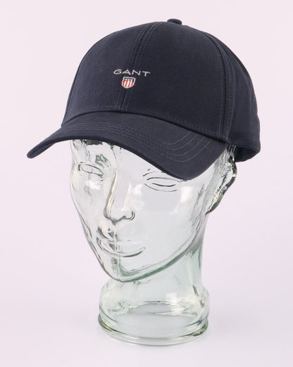 Gant Baumwoll-Twill-Cap, Marineblau