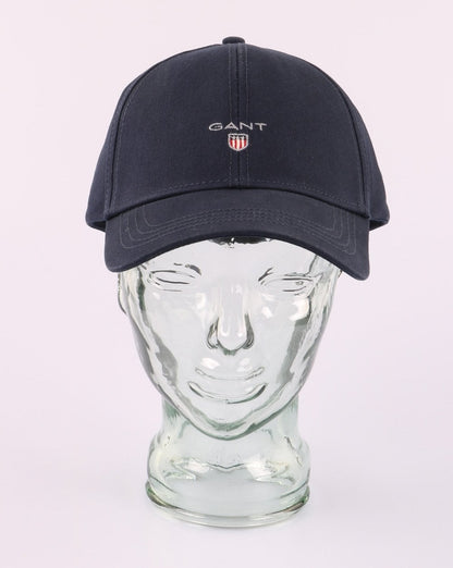 Gant Baumwoll-Twill-Cap, Marineblau