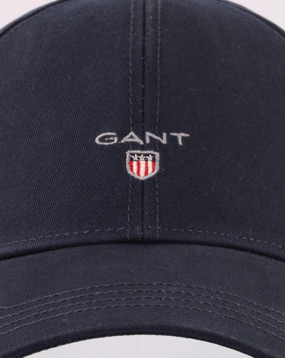 Gant Baumwoll-Twill-Cap, Marineblau