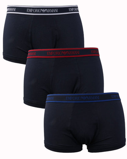 Emporio Armani EA7 – 3er-Pack Boxershorts in Marine