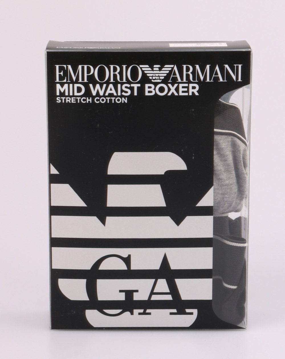 Emporio Armani EA7 Doppelpack Boxershorts Dunkelgrau/Schwarz