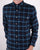 Pretty Green Standards Check Shirt Blue