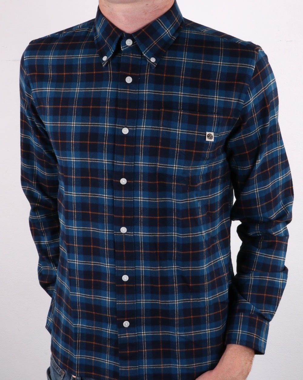 Pretty Green Standards Check Shirt Blue