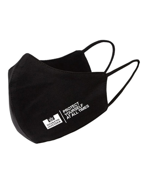 Weekend Offender Protect Yourself Mask Black