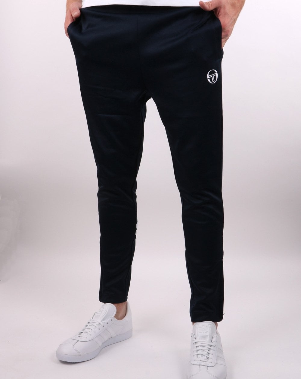 Sergio Tacchini Orion Slim Fit Trainingshose Marineblau/Weiß