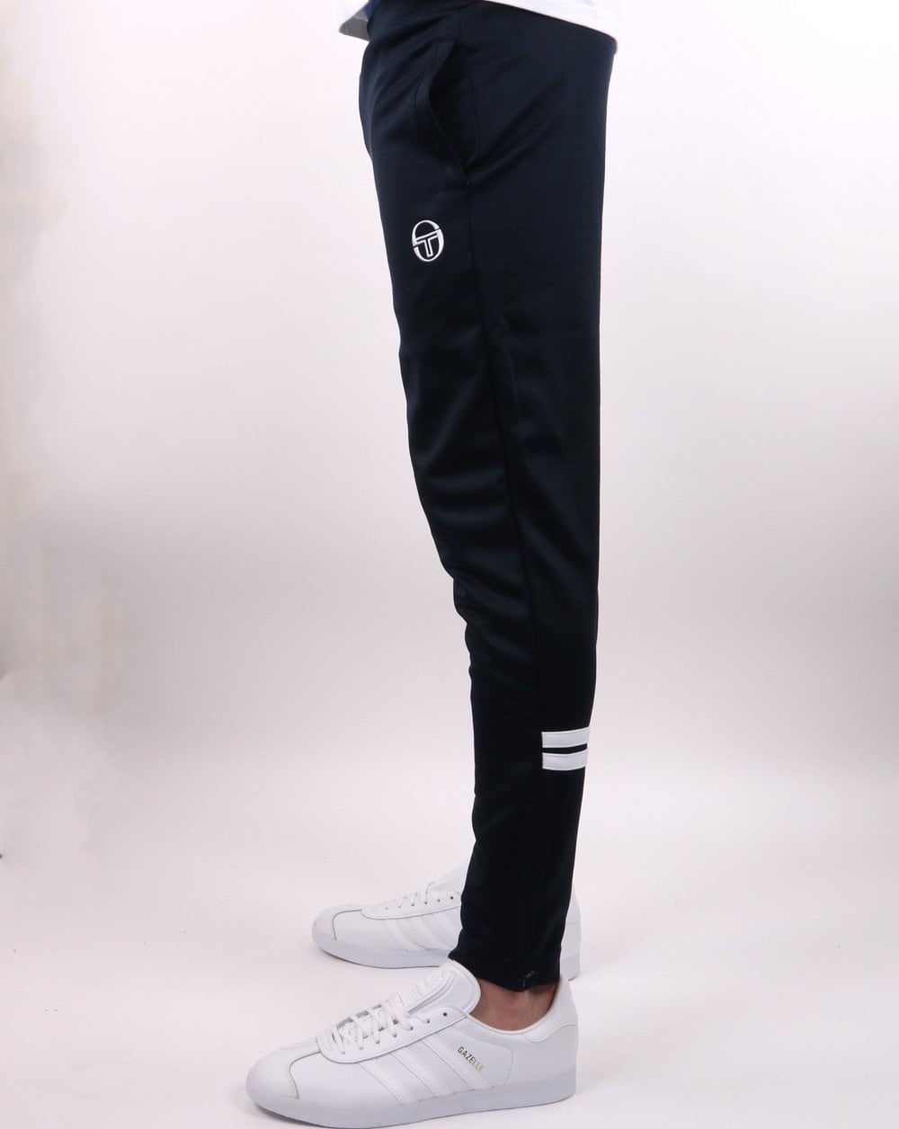 Sergio Tacchini Orion Slim Fit Trainingshose Marineblau/Weiß
