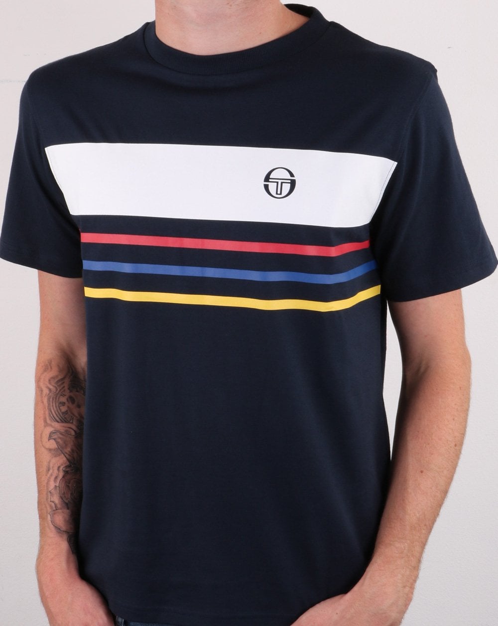 Sergio Tacchini Mayor T Shirt Total Eclipse