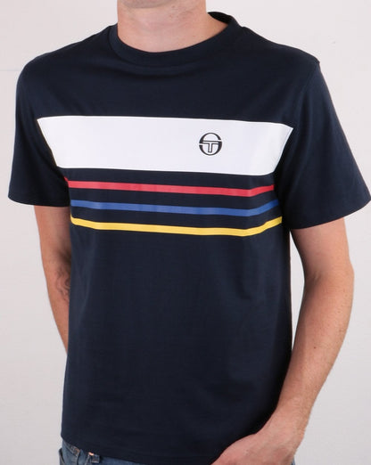 Sergio Tacchini Bürgermeister T-Shirt Total Eclipse