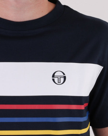 Sergio Tacchini Bürgermeister T-Shirt Total Eclipse