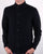 Barbour Patch Zip Button Knit Navy