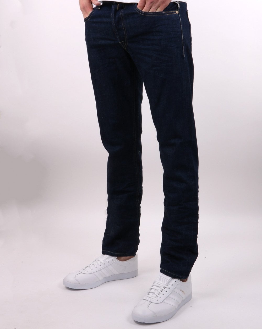 Replay Grover Aged Jeans Dark Blue